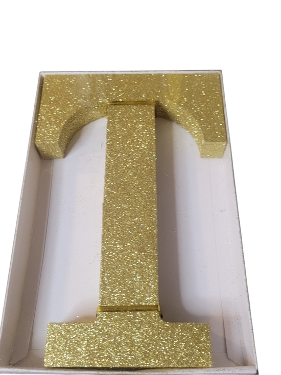 Amscan Other - Gold Glitter Letter "T" Decorative Accent